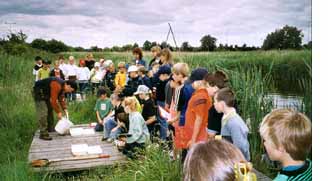Kids learning about biodiversity